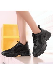 Moipheng 2022 Spring New Chunky Sneakers Women Breathable Shoes Big Size 35-45 Running Shoes Sneakers Women Vulcanized Shoes