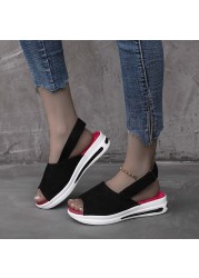 Foreign trade women's sandals in summer 2022, new style of thick-soled fish mouth shoes