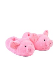 Cute Pink Toot Pink Pig Plush Slippers Home Indoor Piggy Soft Girl Heart Pig Warm Pig Cotton Slippers For Ladies