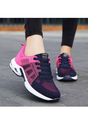 Women's casual shoes breathable lightweight mother shoes air cushion women's sports shoes with free shipping