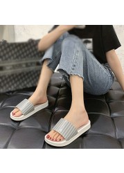 Women's open toe sandal soft cushioned home bathroom slipper