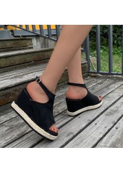 wedges shoes for women high heels sandals summer shoes flip flop chauss femme platform sandal dropshipping fulfillment