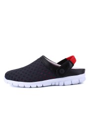 Unisex Summer Mesh Sandal Lightweight Breathable Outdoor Sneaker Slip-on Sneaker Beach Moccasin Shoe