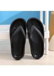 lucifer indoor slippers women 2022 summer non-slip thick bottom flip flops flat woman with cloud platform slippers women shoes