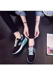 Ladies Shock Absorption Sneaker Comfortable Breathable Running Shoes Air Cushion Soles Casual Outdoor Shoes Shoes