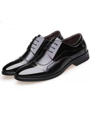 Luxury Business Oxford Leather Shoes Men Breathable Rubber Formal Dress Shoes Male Office Wedding Flats Shoes Mocassin Homme