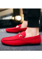 Fashion summer style soft casual shoes men shoes high quality shoes men flat shoes casual shoes Gommino driving shoes