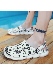 Men Causal Summer Sandals EVA Garden Clogs Soft Memory Hospital Shoes Men Slip On Beach Water Slippers Zapatos Hombre