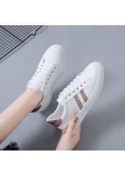 2021 New Fashion Women's Low-cut Casual Couple Platform Little White Shoes Ins Trend Student Tennis Vulcanization Female Sneakers