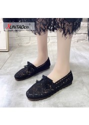 New women shoes fisherman shoes woman mesh breathable flat soft bottom women peas shoes female shoes flat shoes