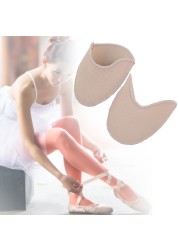 1 Pair Ballet Pain Relief Insert SEBS Dance Pointe Toe Pads Half Yard Insoles Protector Feet Ballerina Flexible Soft Forefoot