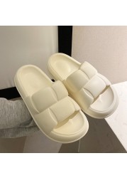 Rimocy 2022 Summer Women Slippers Eva Soft Slipper Beach Sandal Women Thicken Home Bathroom Home Slippers Plus Size