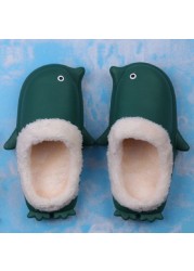 Winter Home Slippers Women Shoes Non-Slip Soft Warm Indoor Slippers Bedroom Indoor Girls Comfortable Floor Shoes Femme