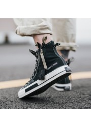 Women 2022 Fashion Vulcanize Shoes Sneakers High Top Canvas Sneakers Women Designer Sneakers Flat Casual School Unisex