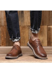 Men's Tooling Casual Shoes Men's Leather Shoes Footwear Comfortable Men's Shoes Men's Oxford Fashion Men's Sneakers