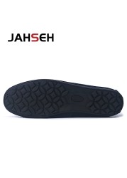 Brand Spring Summer Moccasins Men Shoes High Quality Genuine Leather Shoes Men Flats Lightweight Driving Shoes Size 38~47