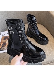 35-43 women's shoes 2021 autumn and spring new short tube fashion boots women's high-heeled 5cm Sense Martin boots