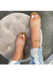 Modern Women Slippers Casual Open Toe Beach Vacation Cute Shoes Solid Color Cross Flat Sandals Bulk Items Wholesale Lots M8686