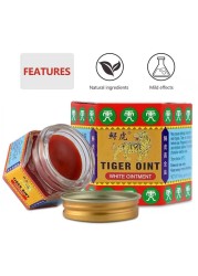 6pcs Original Red White Tiger Balm Ointment Tiger Oint Paint Cream Muscle Pain Relief Massage Ointment Soothe Itch Plaster