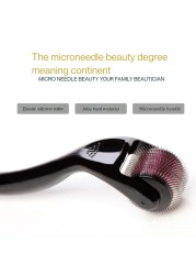 540 derma roller micro needles 0.2/0.25/0.3mm length titanium dermoroller microneedle roller for face skin care body treatment