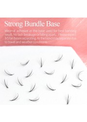 5D Hybrid Fan Lashes Premade Volume premade wispy fanseylash Extension Flat Volume Handmade Natural False Eyelashes 8~15mm