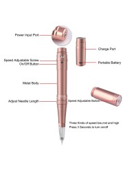 Wireless Permanent Makeup Machine Pen Professional Eyebrows Lips Tattoo Machine Microblading DIY Machine With Needle Cartridge