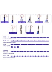 50pcs/bag CE Long Lasting Mono Fios Pdo Face Lift Eyebrow Screw 26G 27G 29G 30G Hilos Tensores Faciales PLLA PCL Pdo Thread