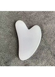 1pc heart shape spa massage beeswax gua sha scraping massage scraper face massager acupuncture board gusha face massager