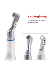 NSK Style Dental Slow Low Speed ​​External Single Water Spray Contra Angle Straight Air Motor Handpiece 4 Holes