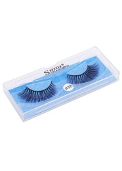 1 Box Mink Eyelashes Handmade Makeup Natural Long False Eyelashes 3D Mink Eyelashes