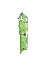 2021 WMARK NG-408 Green Color Transparent Style Professional Rechargeable Cord Clipper and Cordless Hair Trimmer With Fade Blade