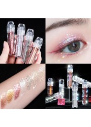 Stars Moon Eyeshadow Palette Shimmer & Matte Holographic Palette Glitter Pigment Eyeshadow Palette Metallic Diamond Cosmetic Pencil