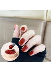 Gel Nail Polish Set Semi Permanent Soak Off Glitter Varnish Set Classic Necessary LED UV Lamp Base Varnish and Top Coat