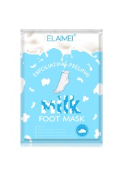 2pcs/bag Exfoliating Foot Mask Feet Peeling Mask Socks Spa Smooth Dead Skin Remover Moisturizing Whitening Foot Mask