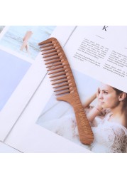 1pc Natural Pear Wooden Comb Scalp Massage Head Anti-static Detangling Head Hair Massage Combs Hair Styling Tools