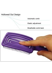 Wide Teeth Arc Massage Comb Anti-static Practical Anti-tangle Salon Styling Comb Non-slip Comfortable Hair Care Comb Hairbrush