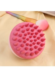 1pc Silicone Hair Brush Shampoo Scalp Brush Comb Head Spa Slimming Massage Brush Body Hair Washing Comb Shower Bath Brush