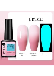 UR SUGAR Thermal Luminous UV Gel Nail Polish 2 in 1 Color Change Glow in the Dark Nail Art Design Varnish Soak Off Manicure