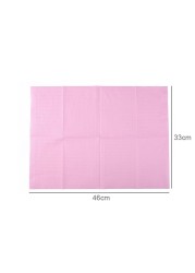 125pcs Disposable Waterproof Medical Paper Dental Hygiene Bib Napkin Wood Pulp Paper Dental Cleaning Paper