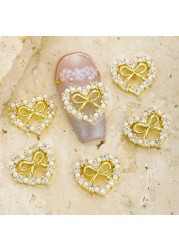 10pcs New Nail Art Love Diamond Explosion Japanese Super Flash Heart-shaped Zircon Nail Decoration Drill