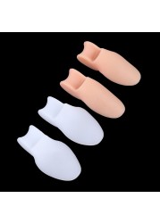 1 Pair Silicone Gel Thumb Bunion Corrector Little Toe Protector Separator Hallux Valgus Finger Straightener Foot Care Relief Pads