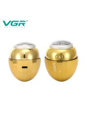 VGr New Mini Egg Shaver Mini Portable Shaver USB Charging Shaver for Men V321 Sharp Trimmer Beard Trimmer 0mm 8d Machines