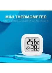 Ondoor thermometer/hygrometer easy to read mini thermometer accurate measurement instrument practical easy to install