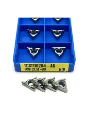 TCGT110204 AK H01 Aluminum Insert Turning Tool High Quality Cutting Tool TCGT 110204 Turning Insert CNC Aluminum Tools