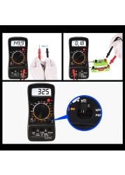 Taihom Digital Multimeter AC DC 600V Tester Alternating Current 10A Three-Path Diode 1999 Count Backlight Low Voltage Signal