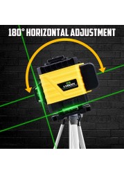 16 Line 4D 360 Laser Leveling Laser Level Green Laser Level Self Leveling Vertical Horizontal Measuring Tool