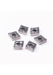 CNMG120404 CNMG120408 HA H01 Carbide Blade CNC Machine Insert CNMG 120408 120404 Aluminum Milling Cutter Turning Tool 10pcs