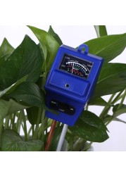 3 in 1 Soil PH Meter Flower Pot Moisture Tester Soil Plants Growth Moisture Light Intensity Meter Tool Garden Tools