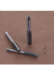 7pcs M3 M4 M5 M6 M8 M10 M12 HSS Machine Thread Metric Plug Tap Drill Bits Tapping Tools Hand Screw Thread Plug Tap Drill