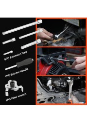 Valomax 27-122pcs Hand Tool Sets Car Repair Tool Set Mechanical Toolbox For Home Socket Wrench Set Ratchet Screwdriver Kit